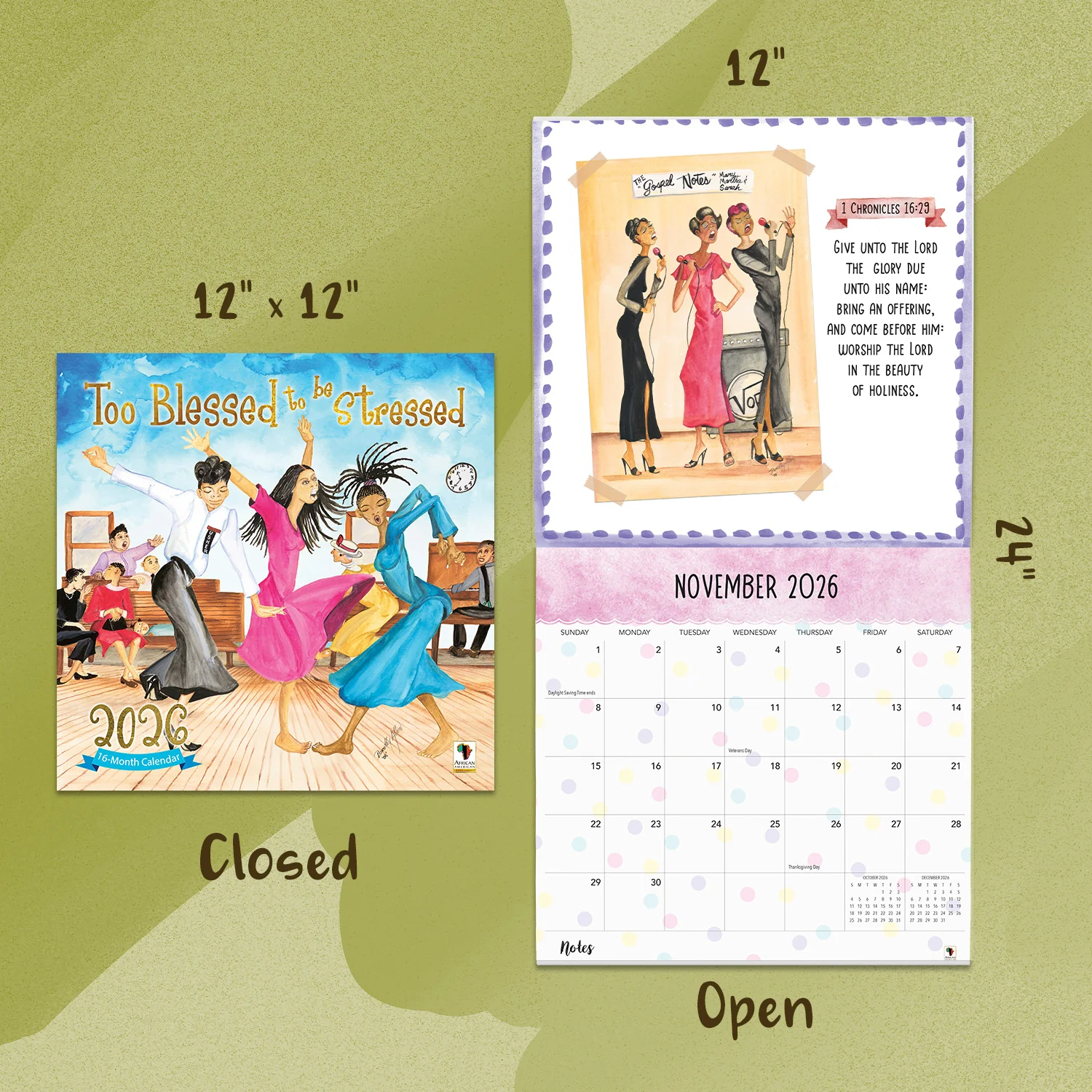 2026 Too Blessed Calendar - Image 3