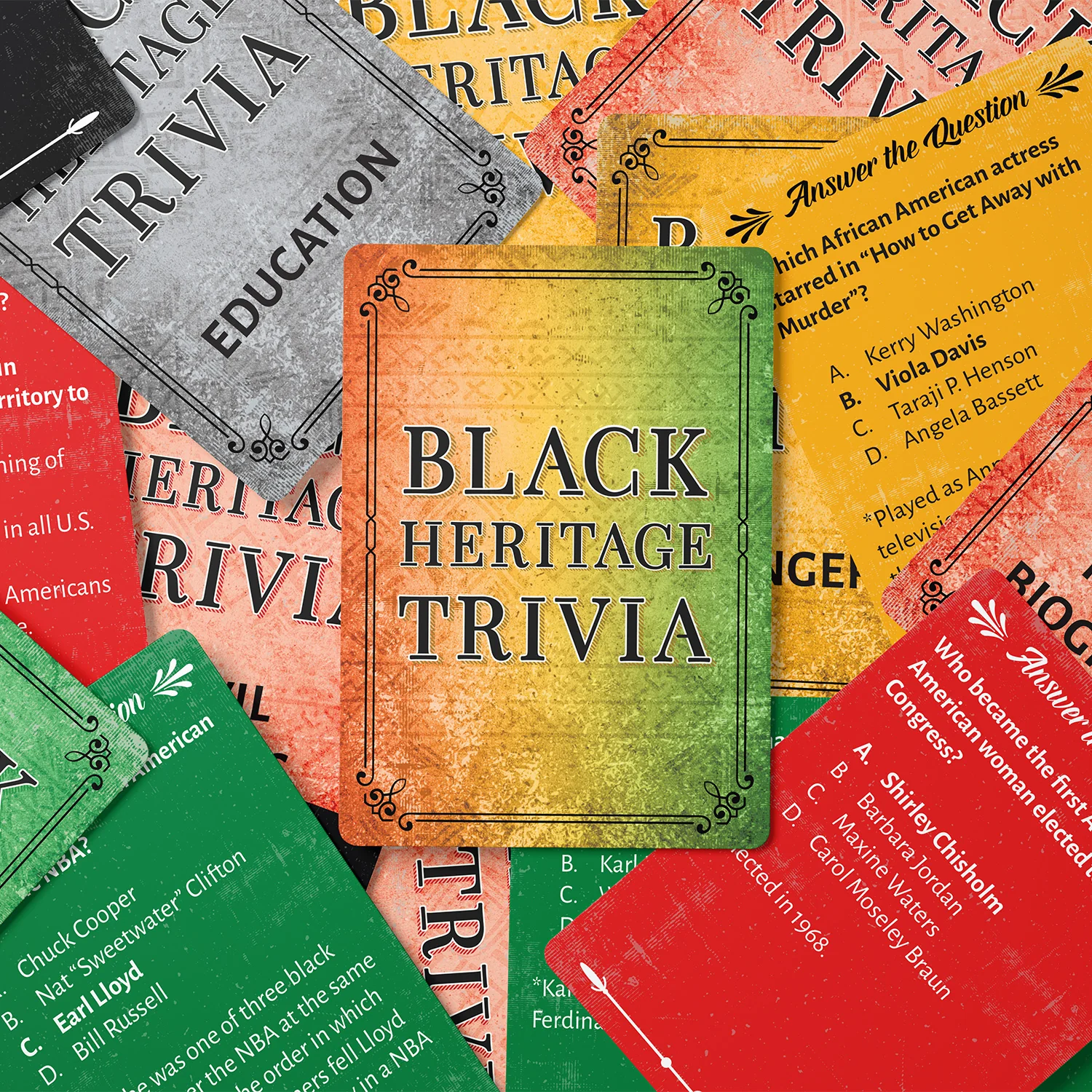 Black Heritage Trivia Game Cards - Image 3