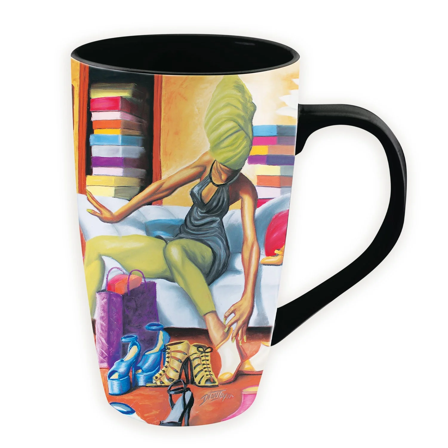 Dion Jay Shoe Addict Latte Mug - Image 2
