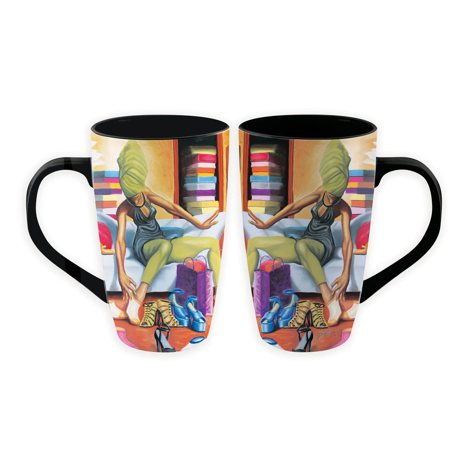 Dion Jay Shoe Addict Latte Mug - Image 3