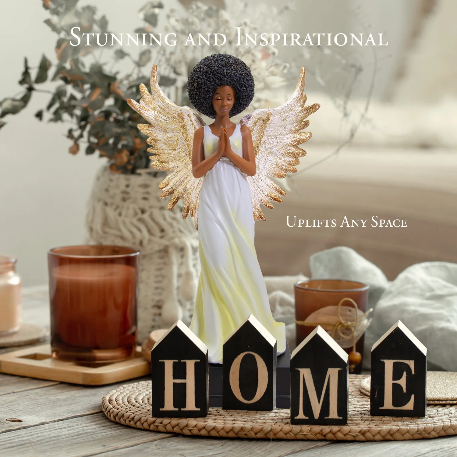 YELLOW ANGEL FIGURINE - Image 5