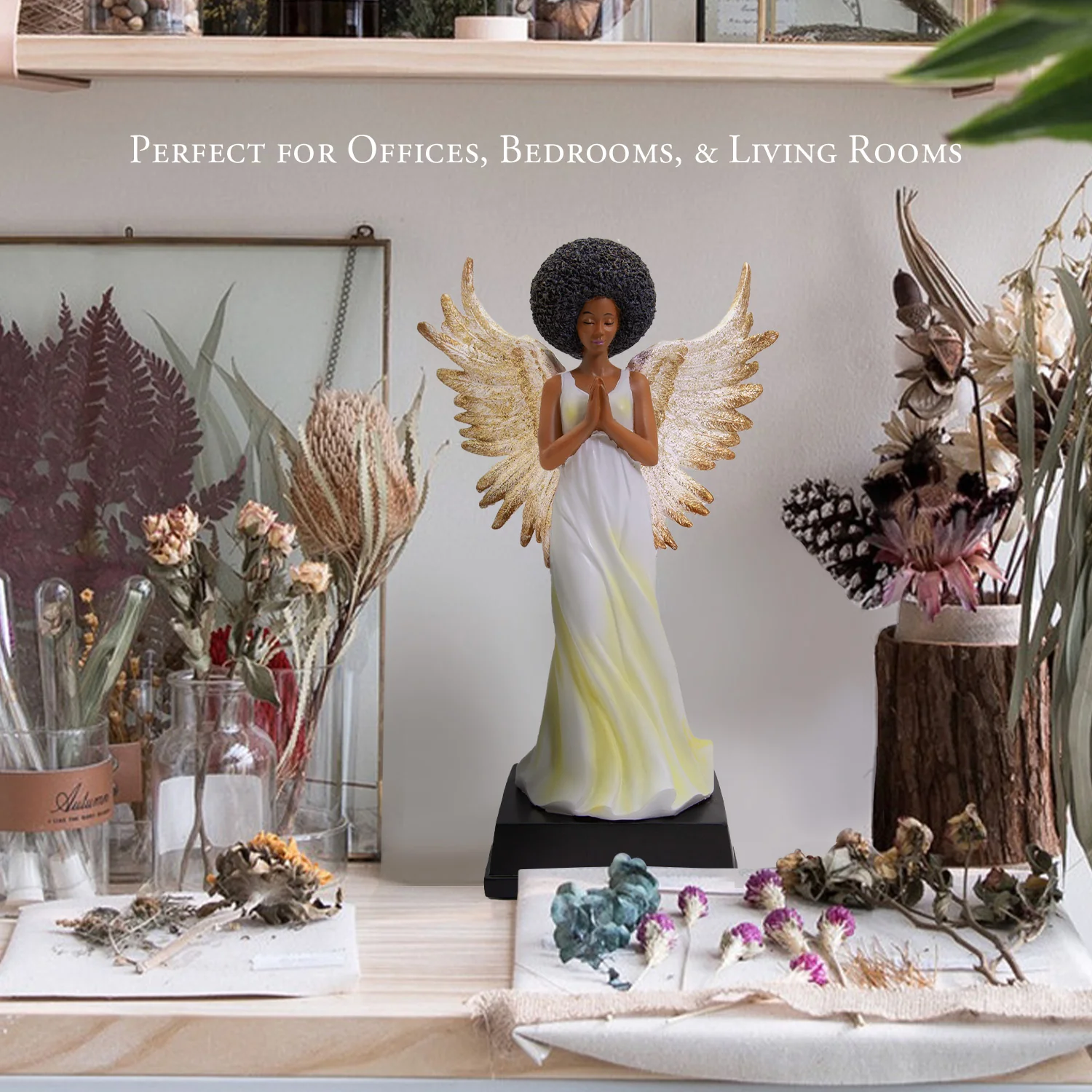 YELLOW ANGEL FIGURINE - Image 8