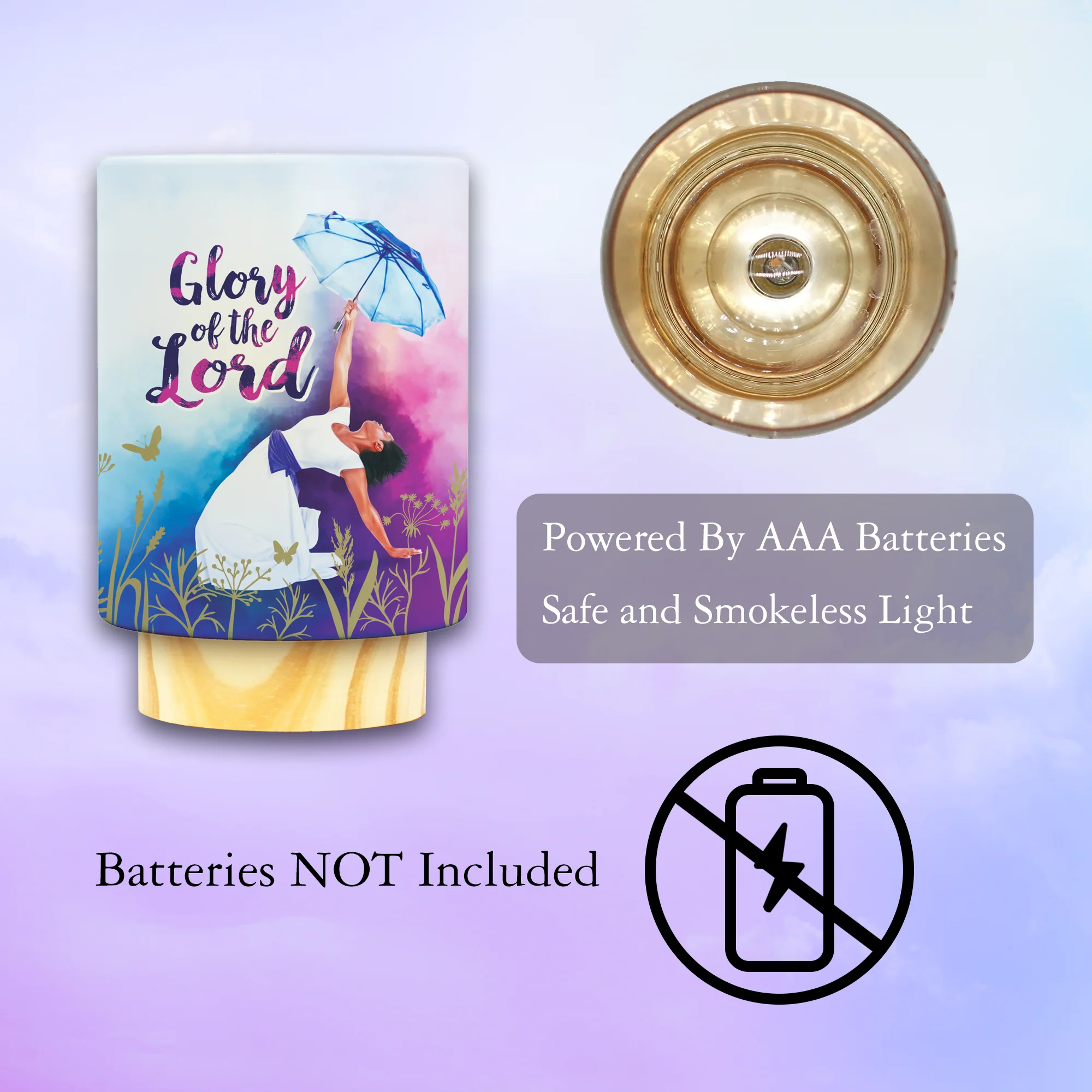 Glory of the Lord LED Candle - Image 3