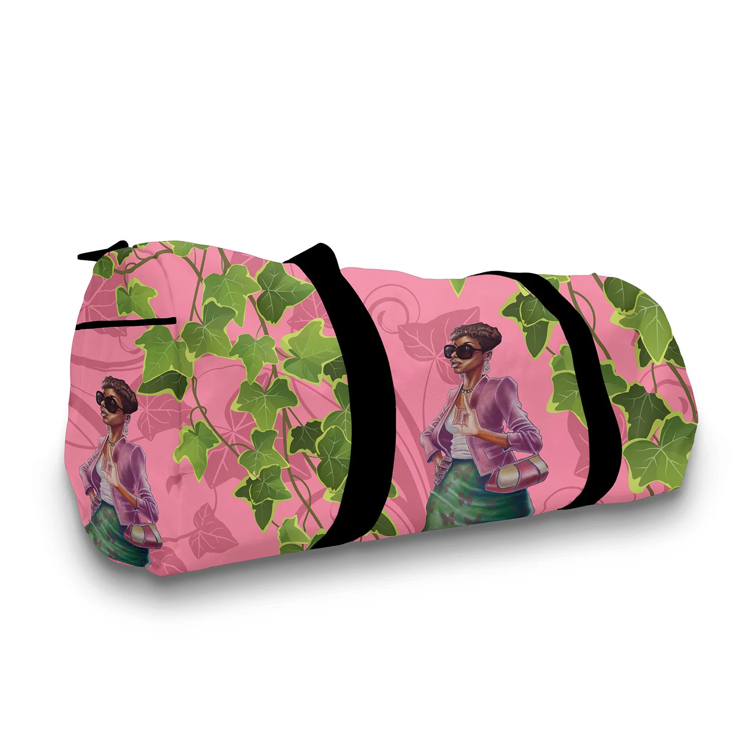 Pink and Green Travel Bag - Image 2