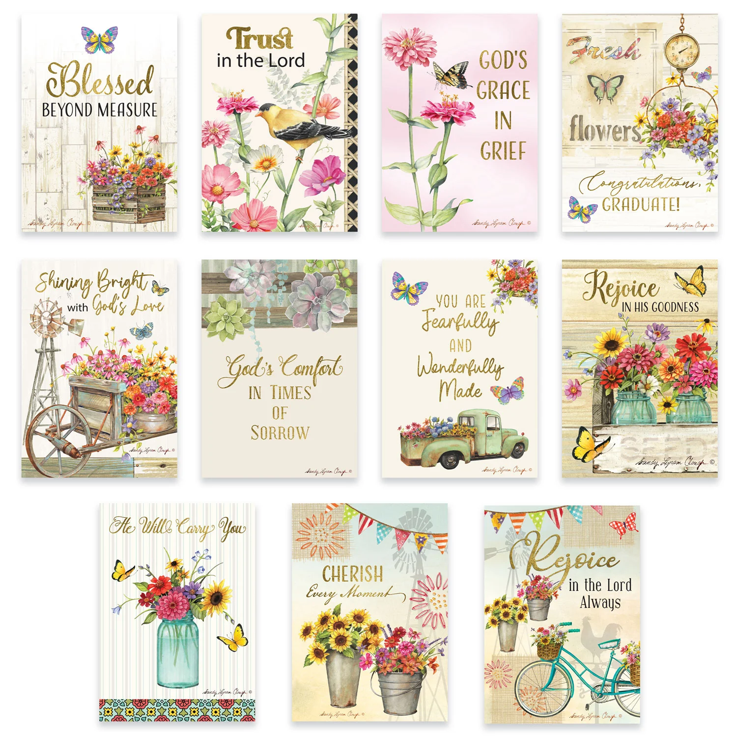 Sandy Clough Inspirational Greeting Card Assortment - Image 6