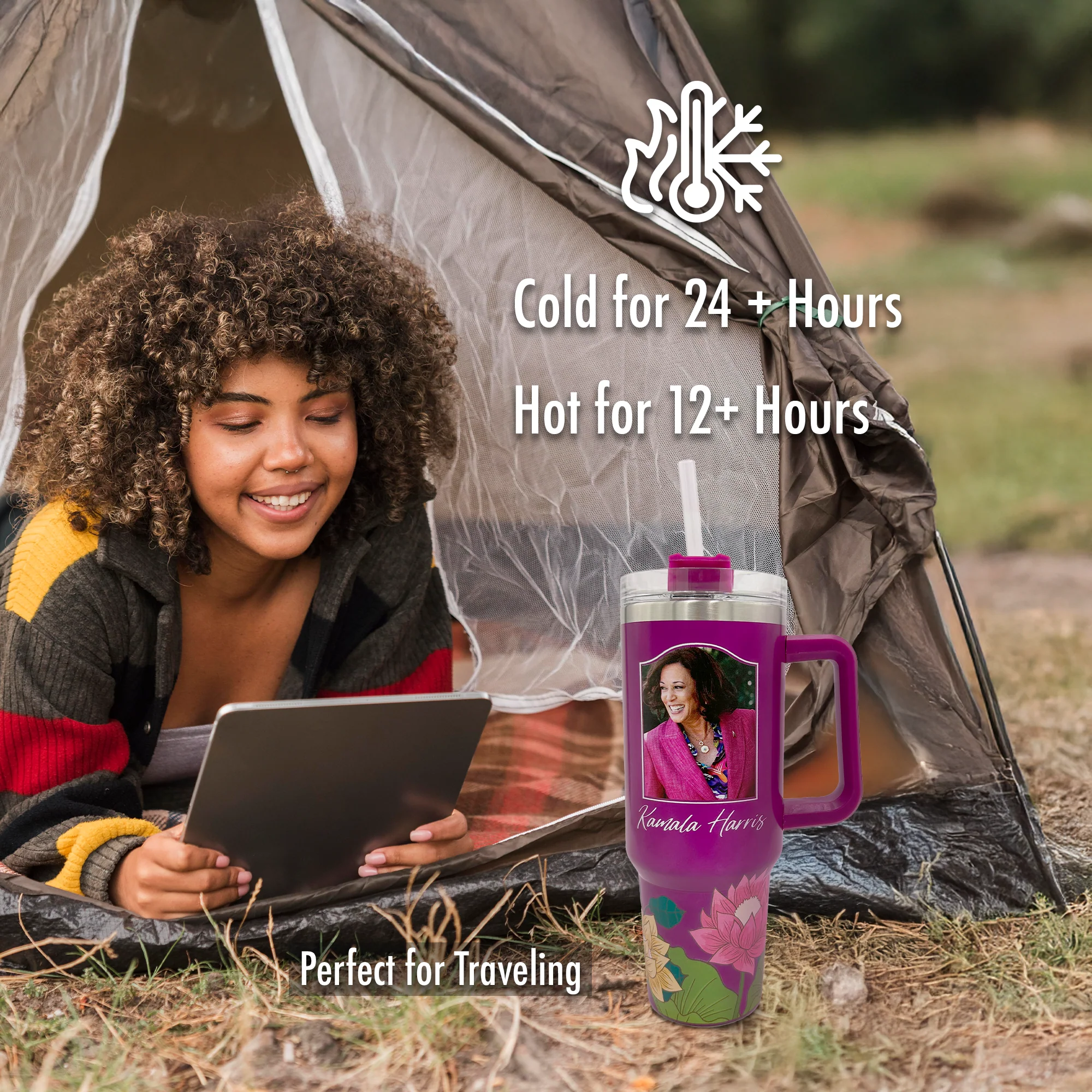 Kamala Harris Tumbler - Image 4