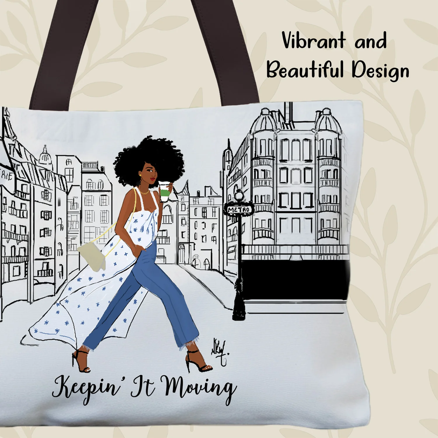 Keepin It Moving Canvas Bag - Image 4
