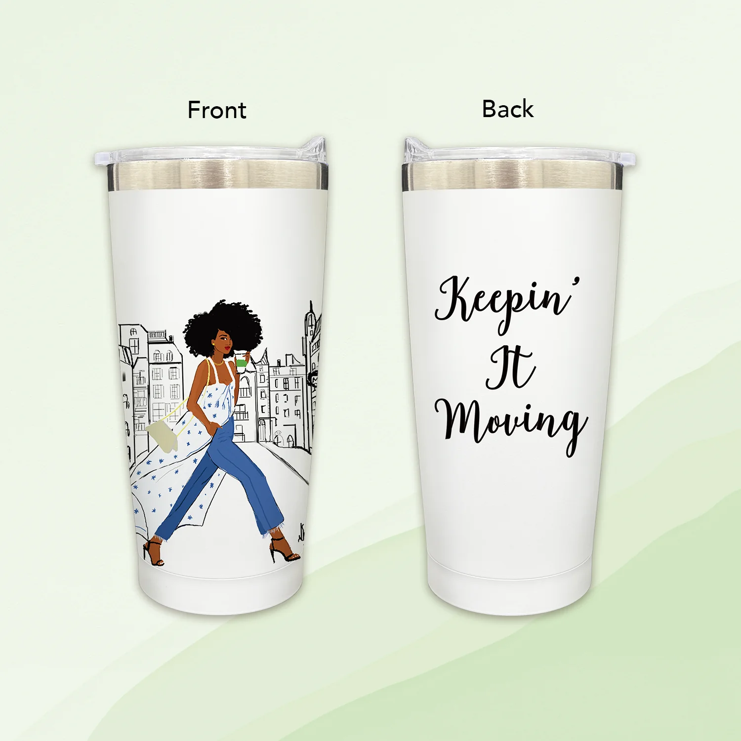 Keepin' It Moving Small Tumbler - Image 7