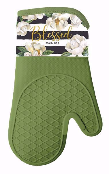 BLESSED MAGNOLIA MITT/POT HOLDER SET - Image 3
