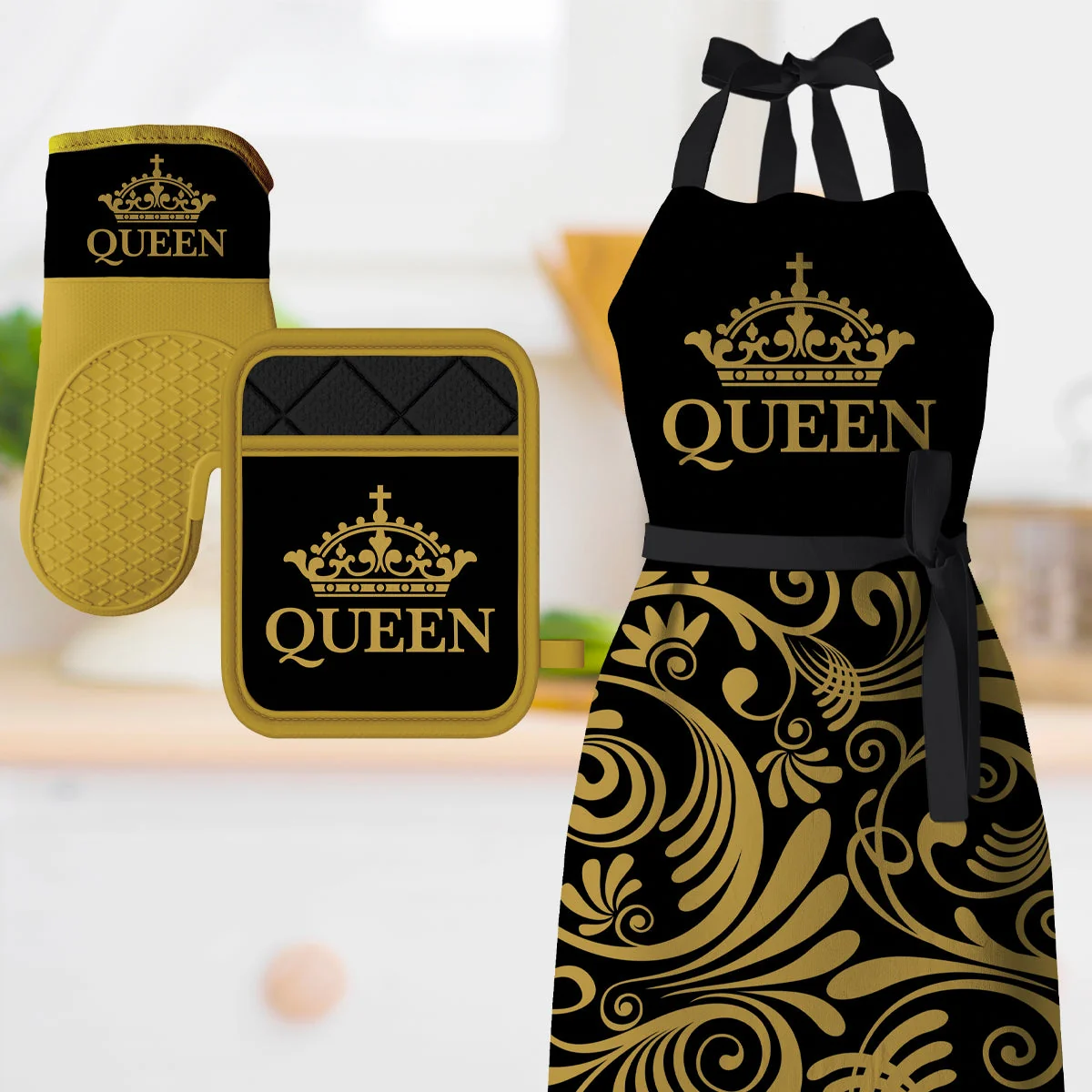 QUEEN MITT/POT HOLDER SET - Image 4