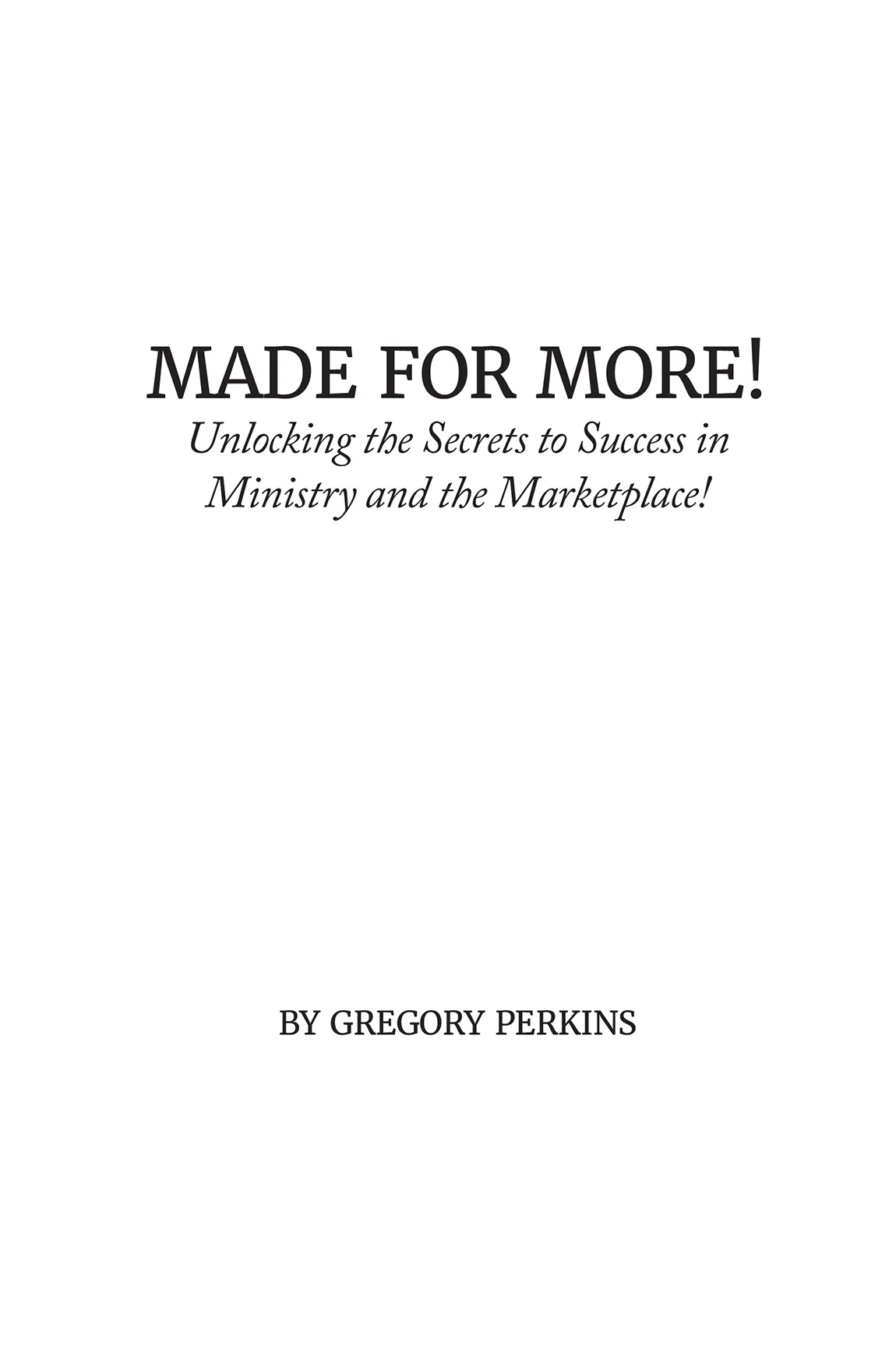 Made For More Book - Image 3