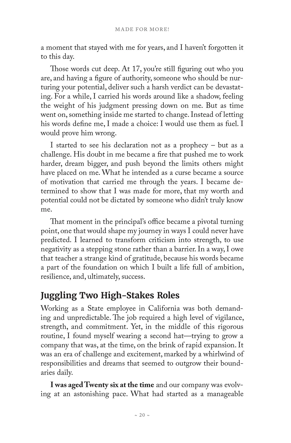 Made For More Book - Image 8