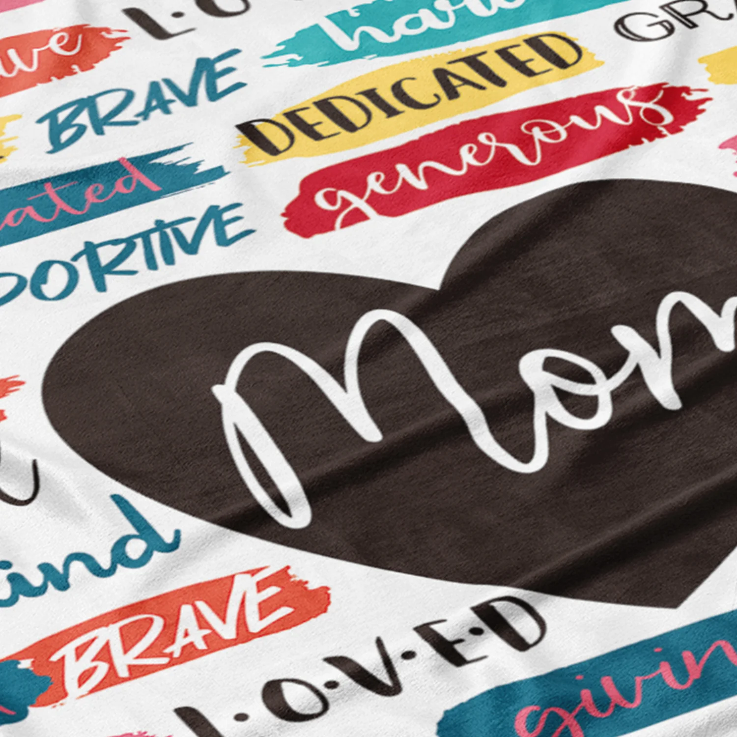 Mom Heart Blanket - Image 4