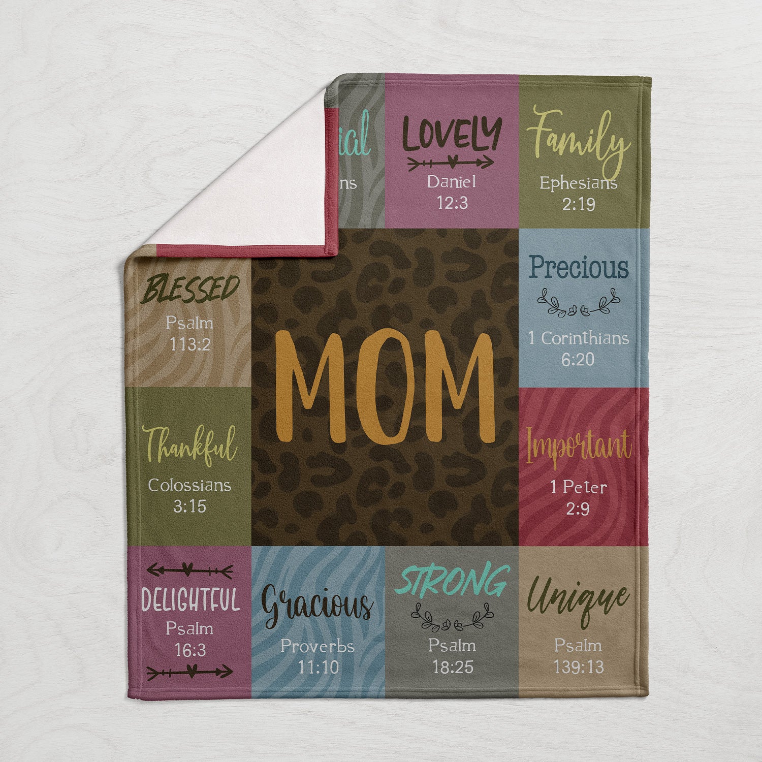 Mom Scripture Blanket - Image 2