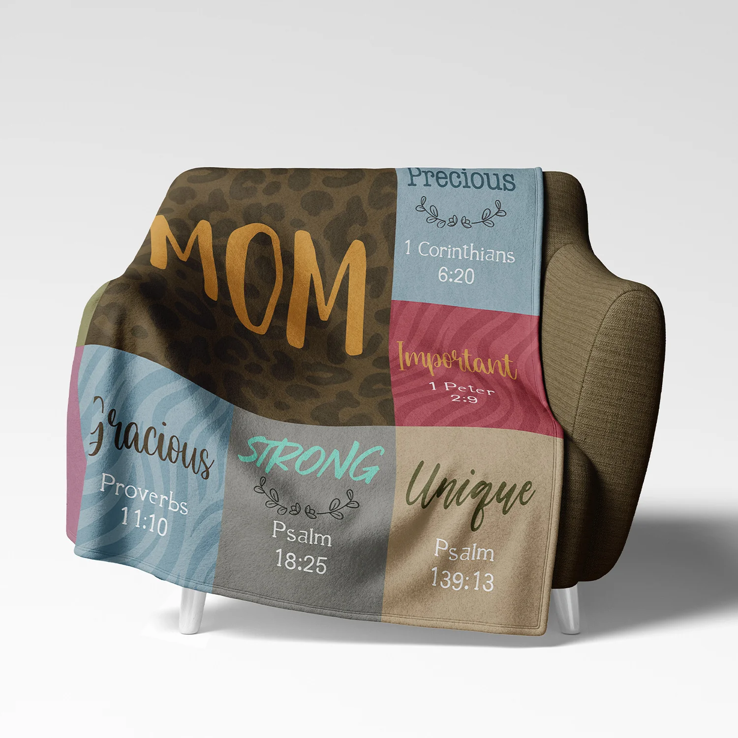 Mom Scripture Blanket - Image 3