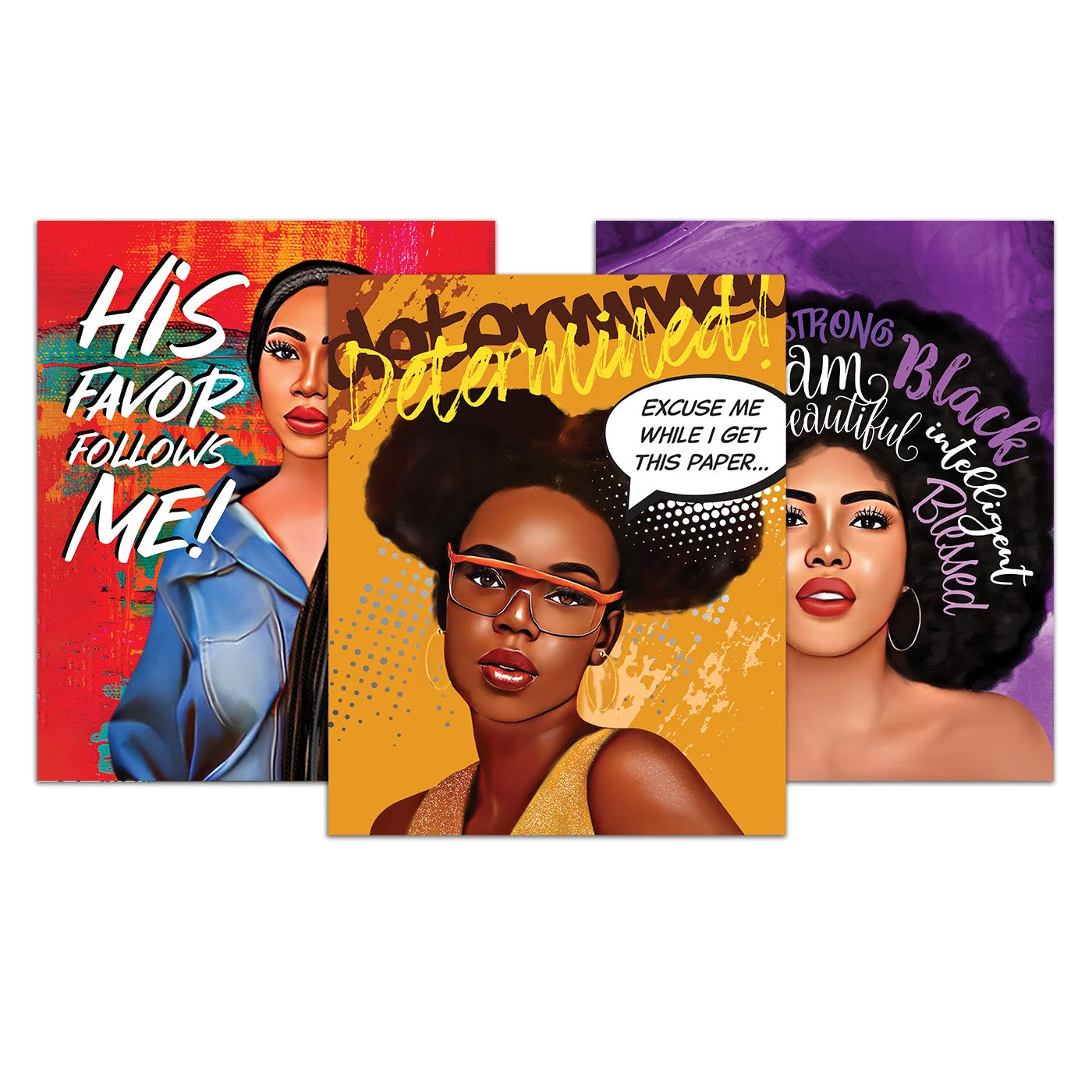 "I AM" POCKET FOLDER SET