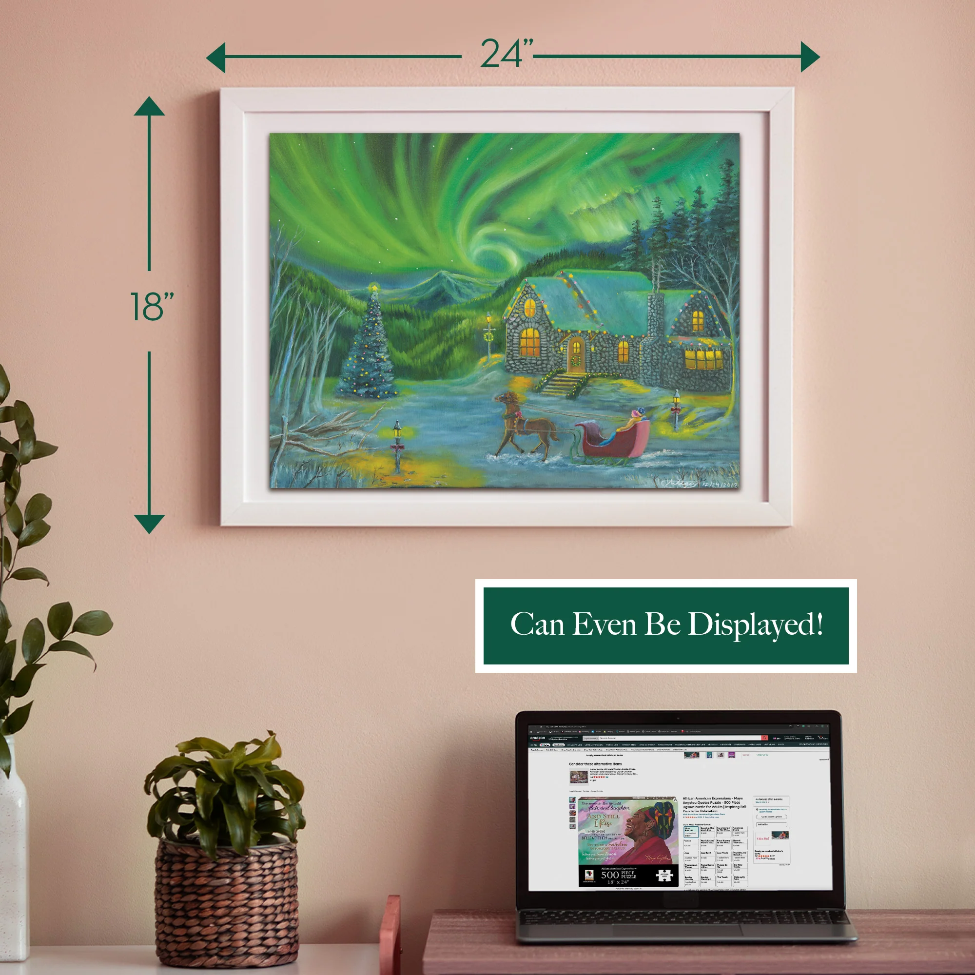NORTHERN LIGHTS CHRISTMAS PUZZLE - Image 7