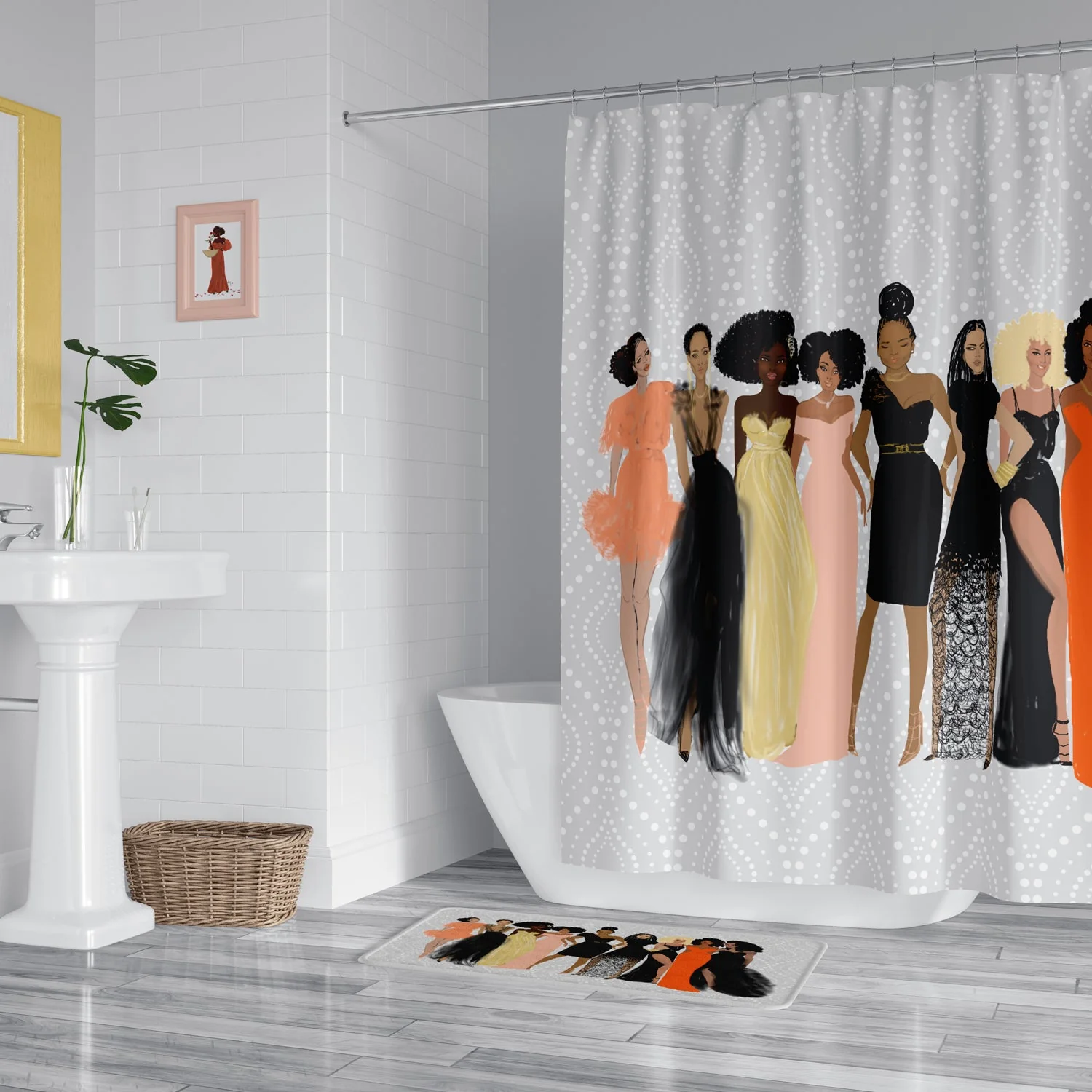 SISTER FRIENDS SHOWER CURTAIN - Image 4