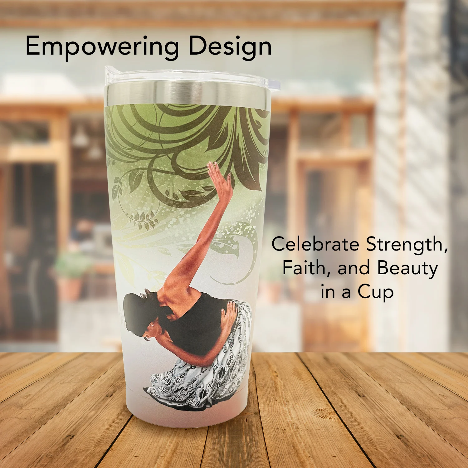 She Who Kneels Small Tumbler - Image 4