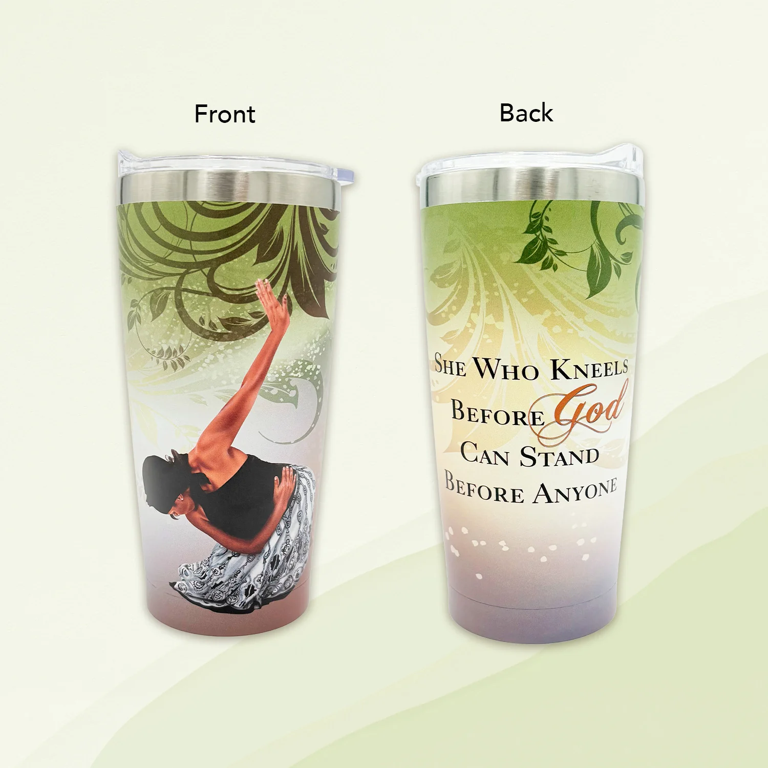 She Who Kneels Small Tumbler - Image 8