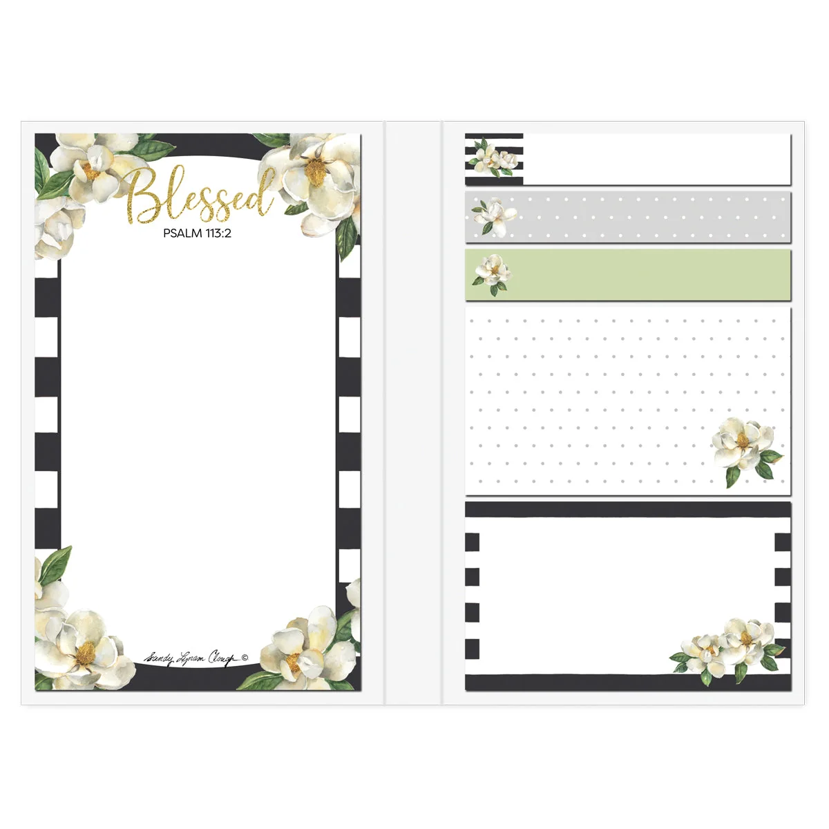 BLESSED MAGNOLIA STICKY NOTE BOOKLET - Image 3